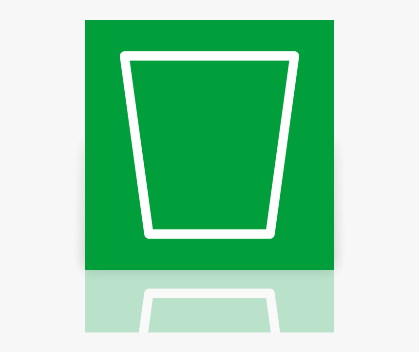 Bin, Empty, Recycle Icon - Symmetry, HD Png Download, Free Download