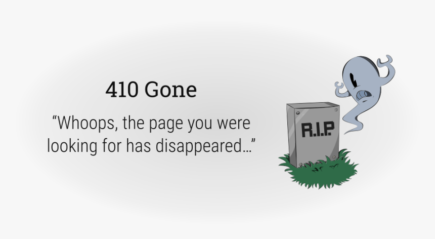 410 Gone - Illustration, HD Png Download, Free Download