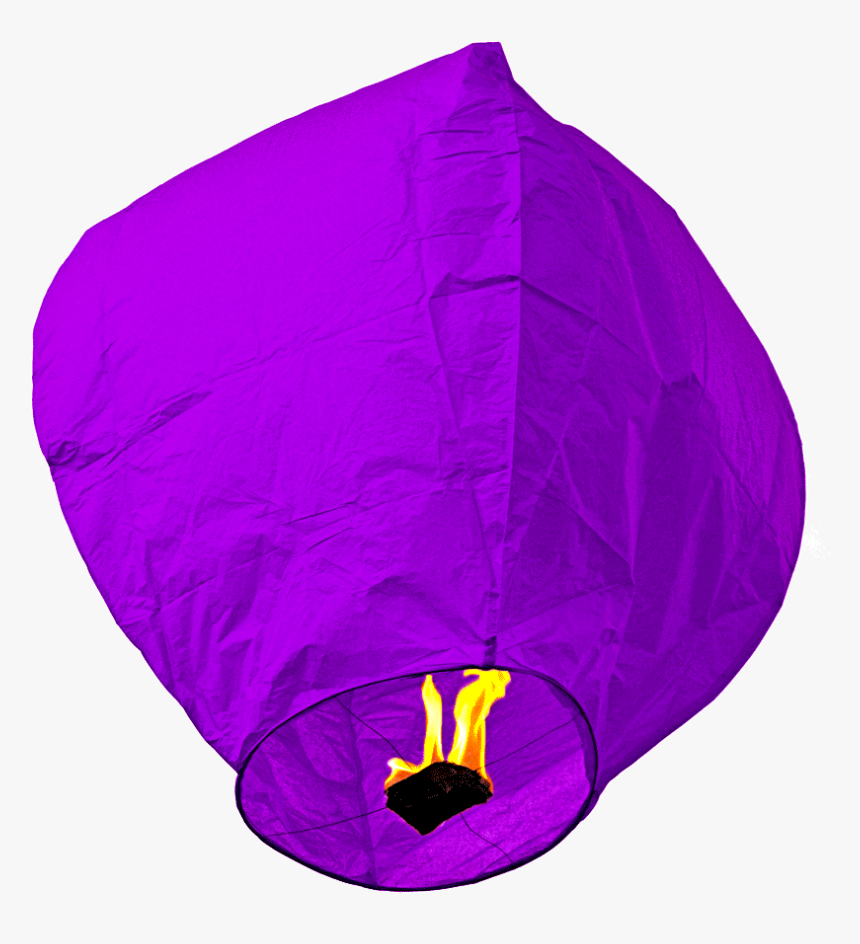 Purple Pc Weddingsparklers Com Spirit Of Lanterns - Sky Lanterns Blue, HD Png Download, Free Download