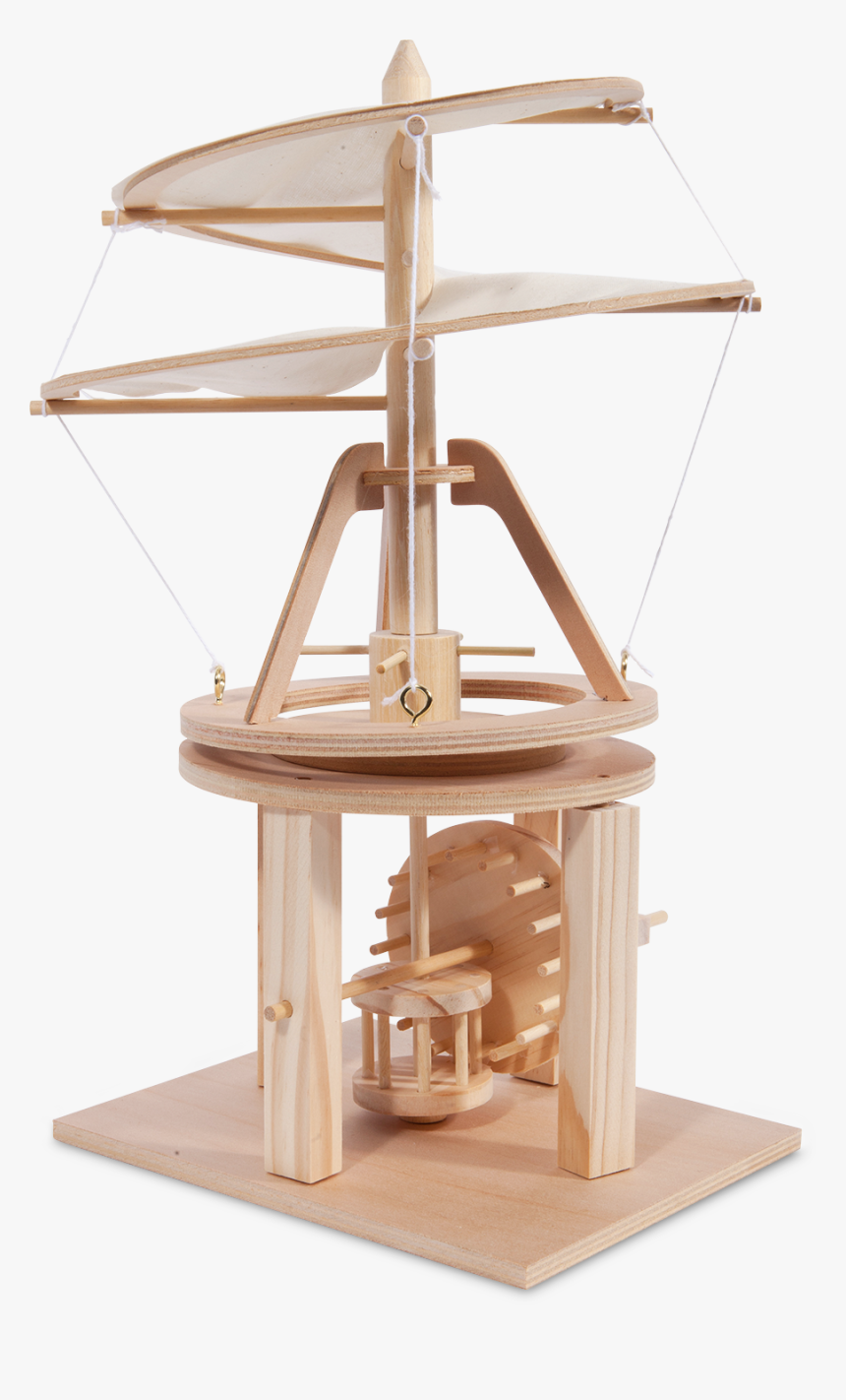 Transparent Leonardo Da Vinci Png - Leonardo Da Vinci Helicopter Wooden Model, Png Download, Free Download