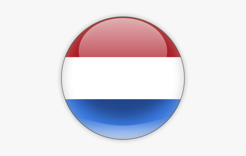 Netherlands Flag Png - Netherlands Round Flag, Transparent Png, Free Download