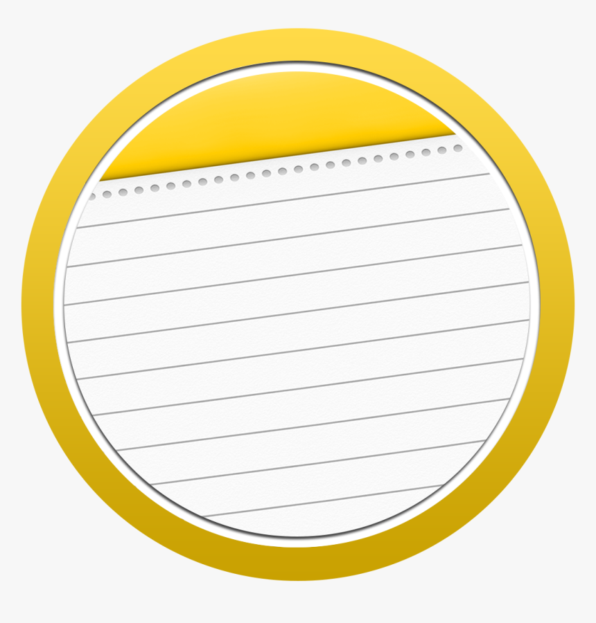 Note Icon - Circle, HD Png Download, Free Download