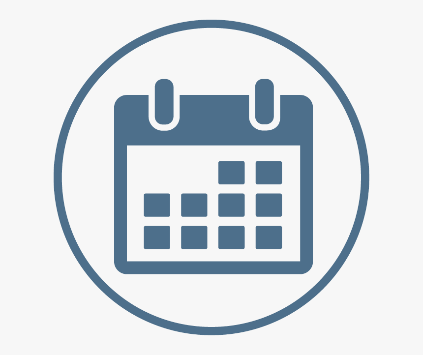 Make A Reservation Icon - Circle Calendar Icon Png, Transparent Png, Free Download