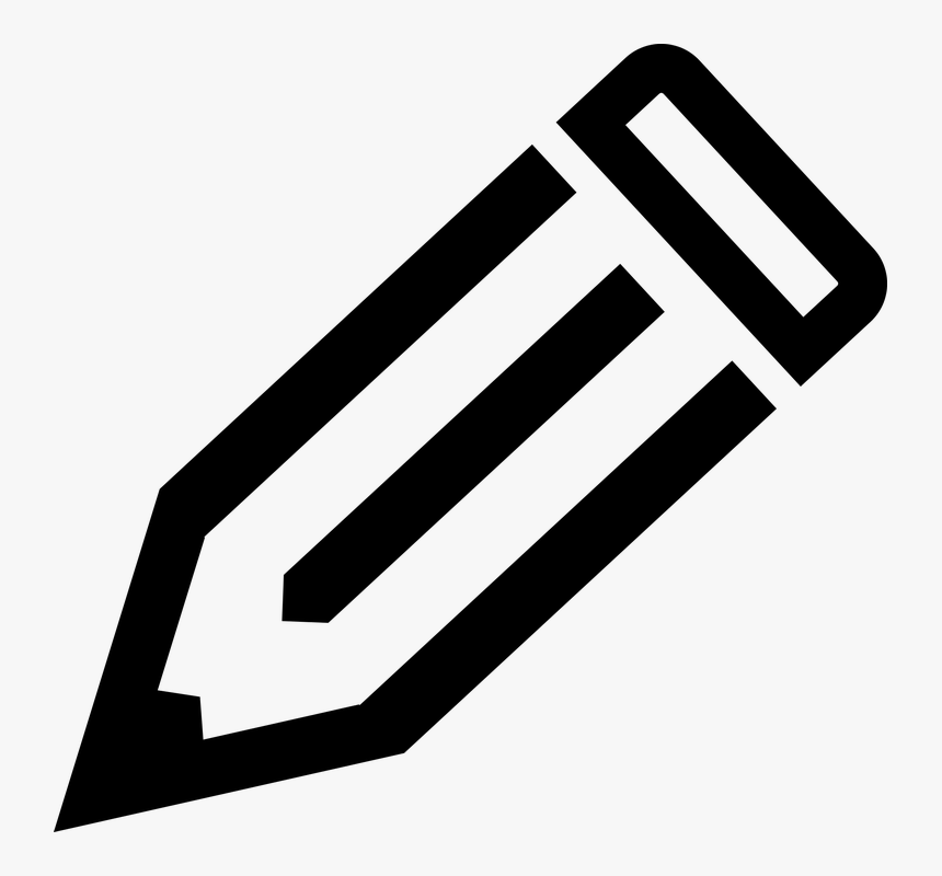 Pencil, Pencil Icon, Design, Draw, Art, Write - Icono De Lapiz Png, Transparent Png, Free Download