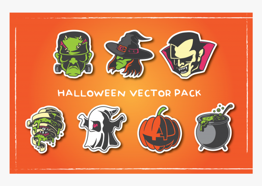 Halloween Vector Pack O - Illustration, HD Png Download, Free Download