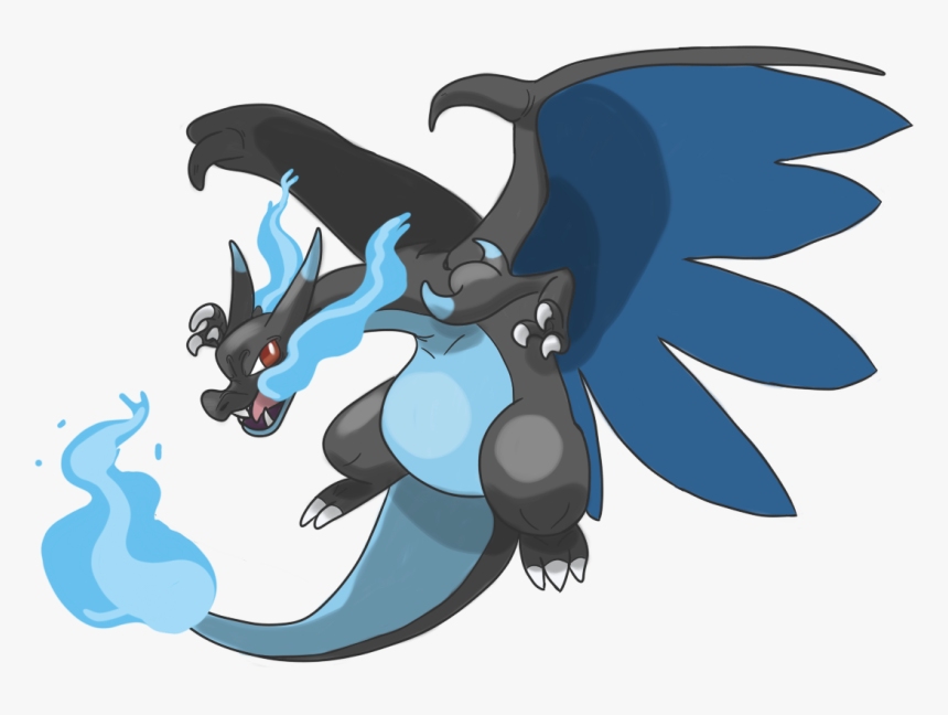 Mega Charizard X Png, Transparent Png, Free Download