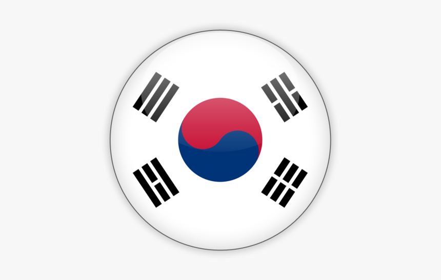 Clip Art Korean Flag Png - South Korea Football Flag, Transparent Png, Free Download