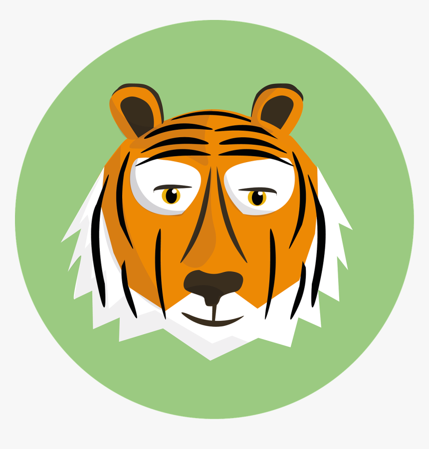 Tiger Illustrated, HD Png Download, Free Download