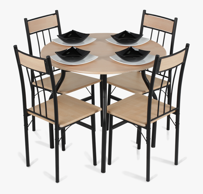 Dining Set Table With 4 Chairs Png - Set Table Transparent Background, Png Download, Free Download