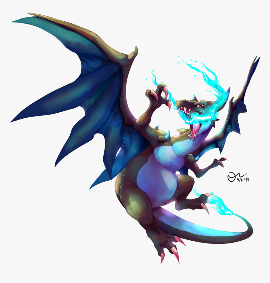 Mega Charizard X Png, Transparent Png, Free Download