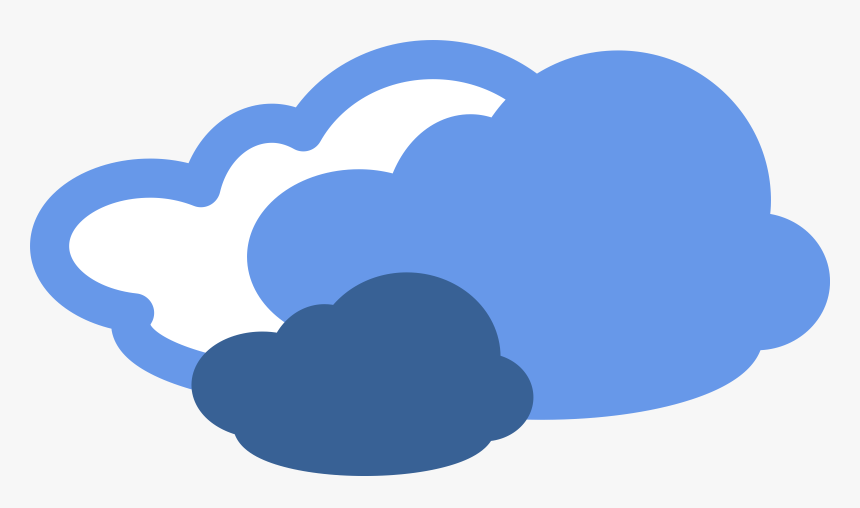 Hot Weather Clipart - Cloudy Symbol, HD Png Download, Free Download