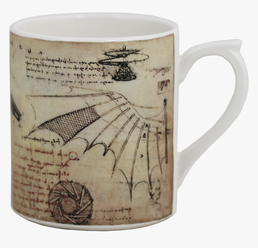 Gien Leonardo Da Vinci Mug - Leonardo Da Vinci, HD Png Download, Free Download