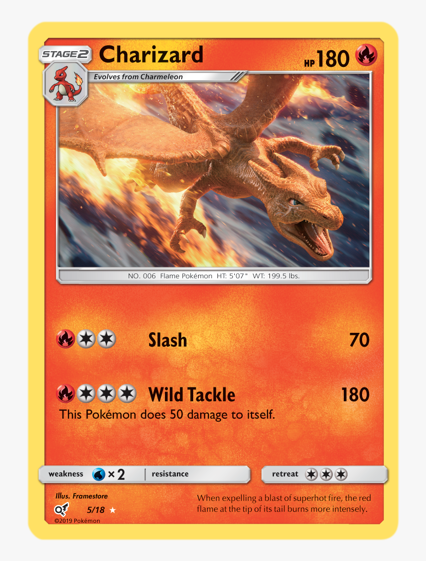 Charizard - 5/18 - Holo Rare, HD Png Download, Free Download