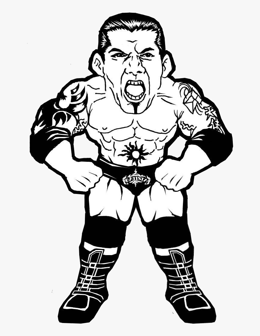 Batista Cartoon Png By Undertaker02 On Clipart Library - Png Batista Logo Wwe, Transparent Png, Free Download
