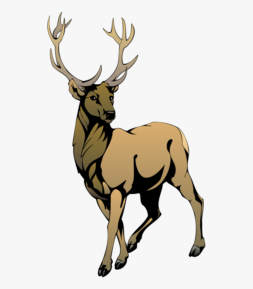 Animal 6 Clipart - Reindeer Clipart, HD Png Download, Free Download