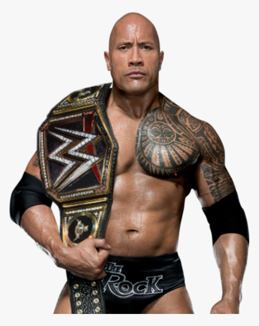 Wwe Superstar The Rock - Wwe Champion The Rock, HD Png Download, Free Download