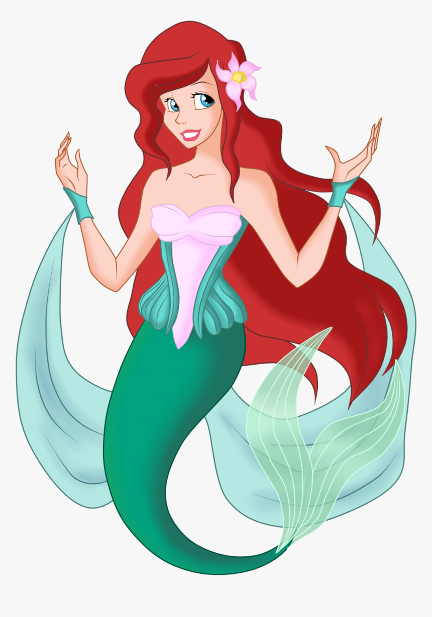 Cómo Dibujar A Ariel De La Sirenita, HD Png Download, Free Download