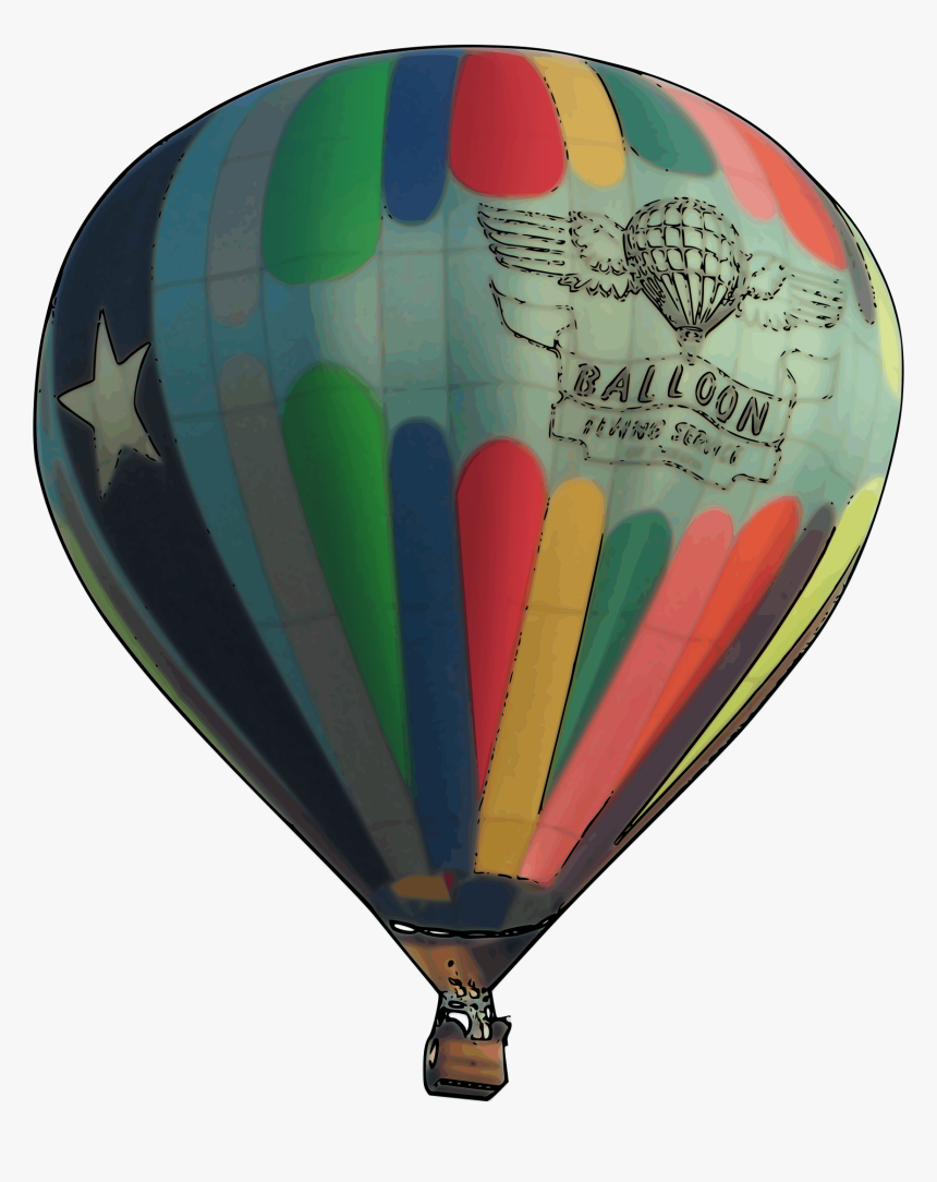 Hot Air Balloon Clip Art Png - Real Hot Air Balloon Clipart, Transparent Png, Free Download