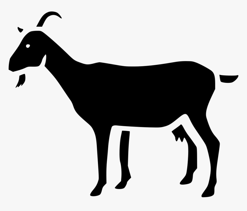 Goat Animal - Antelope Silhouette, HD Png Download, Free Download