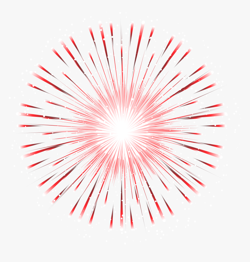 Clipart Fireworks Red White Blue - Fireworks Transparent Clipart, HD Png Download, Free Download