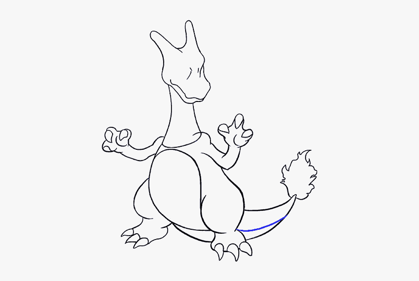 How To Draw Charizard - Charizard Easy To Draw, HD Png Download, Free Download