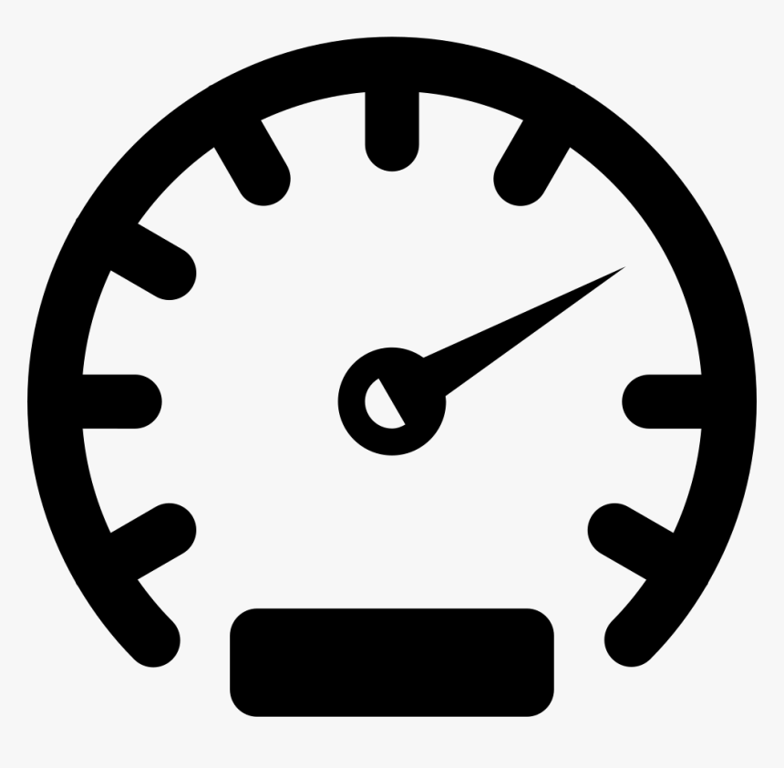 Speedometer - Speedometer Icon Png, Transparent Png, Free Download