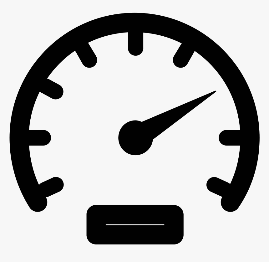 A Line Shaped A Bit Like A Horse Shoe - Speedometer Icon Png, Transparent Png, Free Download