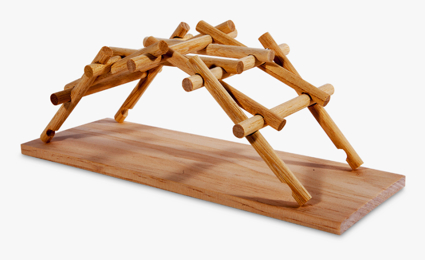 Leonardo Da Vinci Bridge Clipart , Png Download - Plywood, Transparent Png, Free Download