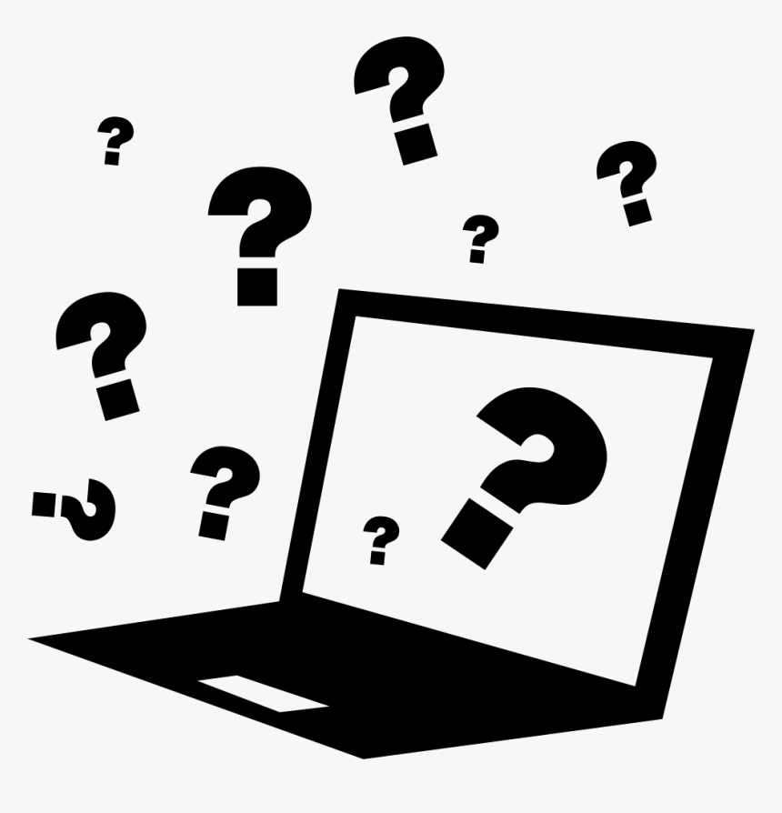Quiz On Computer With Question Signs Around - Quiz Icon Png, Transparent Png, Free Download