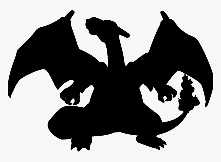 Transparent Charizard - Charizard Silhouette, HD Png Download, Free Download