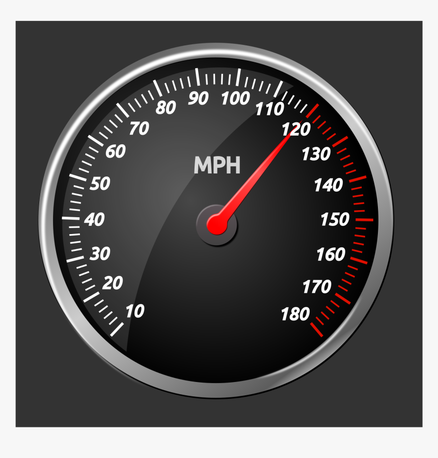 Velocimeter Clip Arts - Speed Car Meter Night, HD Png Download, Free Download