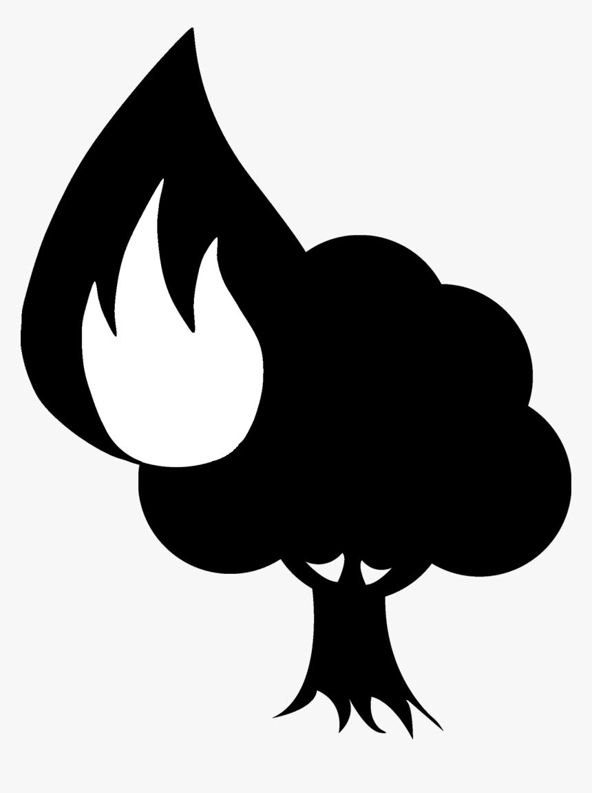 Wildfire In Woods Icon, HD Png Download, Free Download