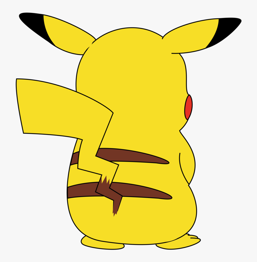 Pikachu Back Png, Transparent Png, Free Download