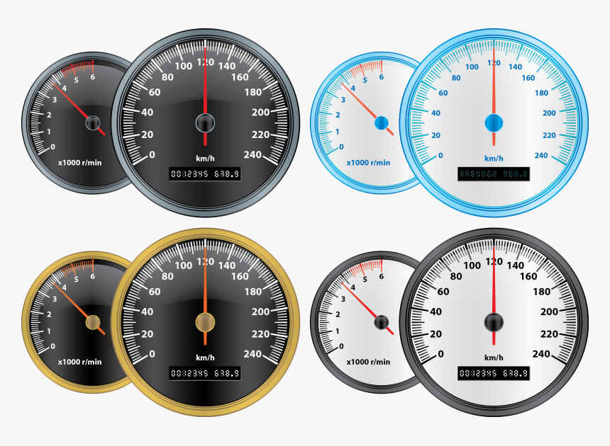 Car, Tachometer, Speedometer, Hardware, Measuring Instrument - Tachometer, HD Png Download, Free Download