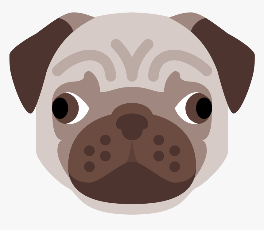 Pug Png High-quality Image - Pug Face Icon, Transparent Png, Free Download