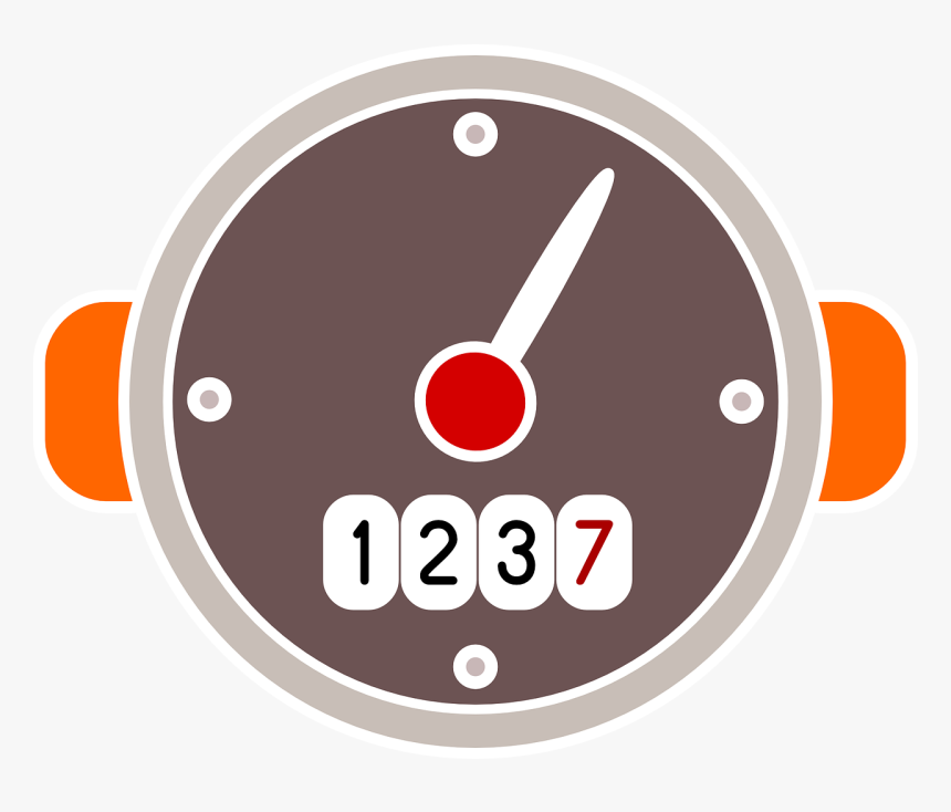 Counter, Speed Indicator, Speedometer, Tachometer - Счетчик Png, Transparent Png, Free Download