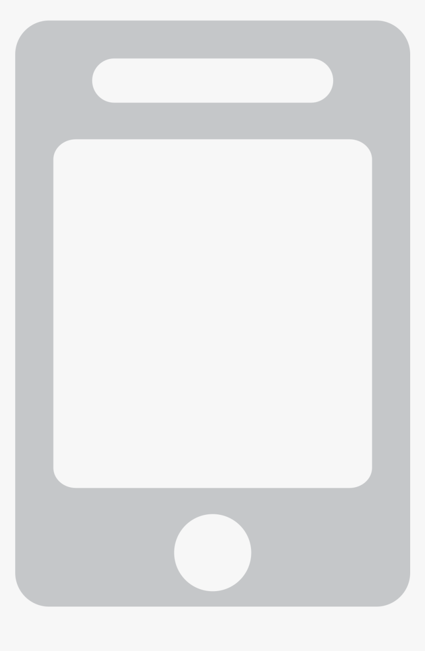 White Cell Phone Icon Png - Feature Phone, Transparent Png, Free Download