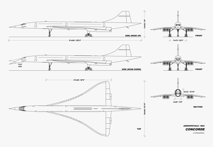 Dessin Concorde, HD Png Download, Free Download