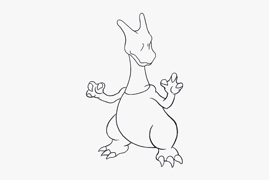 How To Draw Charizard - Line Art, HD Png Download, Free Download