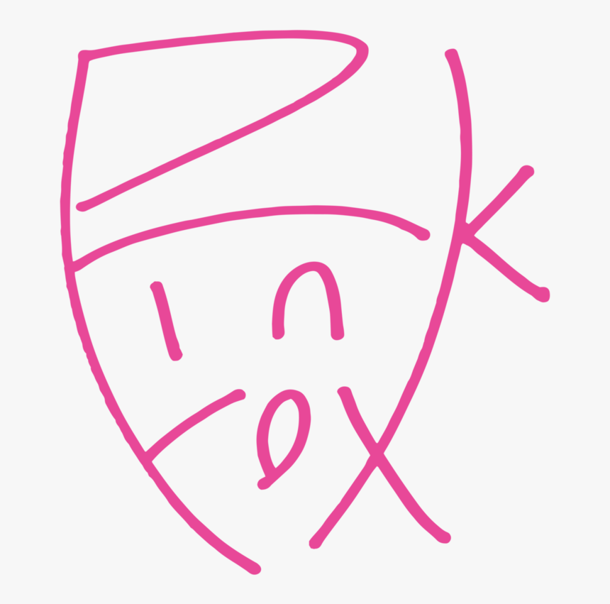 Pink Fox Logo - Pink & White Wallpaper Iphone, HD Png Download, Free Download
