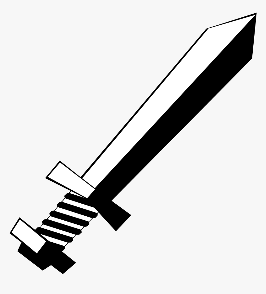 Toy Sword Clip Arts - Sword Clipart Black And White, HD Png Download, Free Download