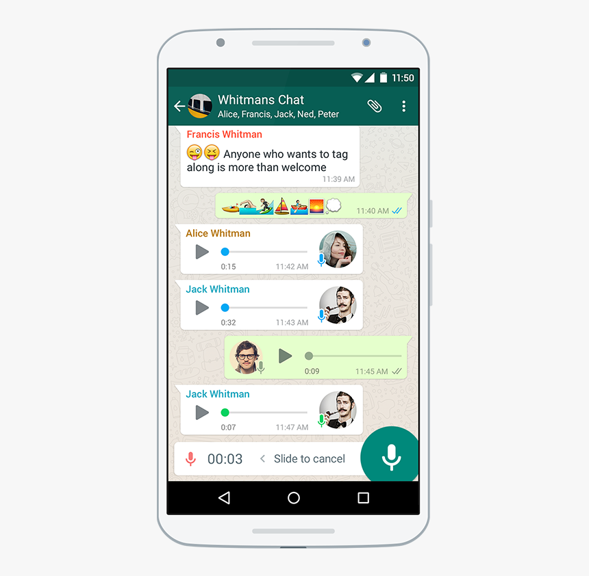 Whatsapp Messages On Phone, HD Png Download, Free Download