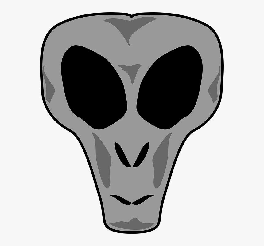 Alien, Monster, Skull, Head, Face, Creature, Demon - Alien Head, HD Png Download, Free Download