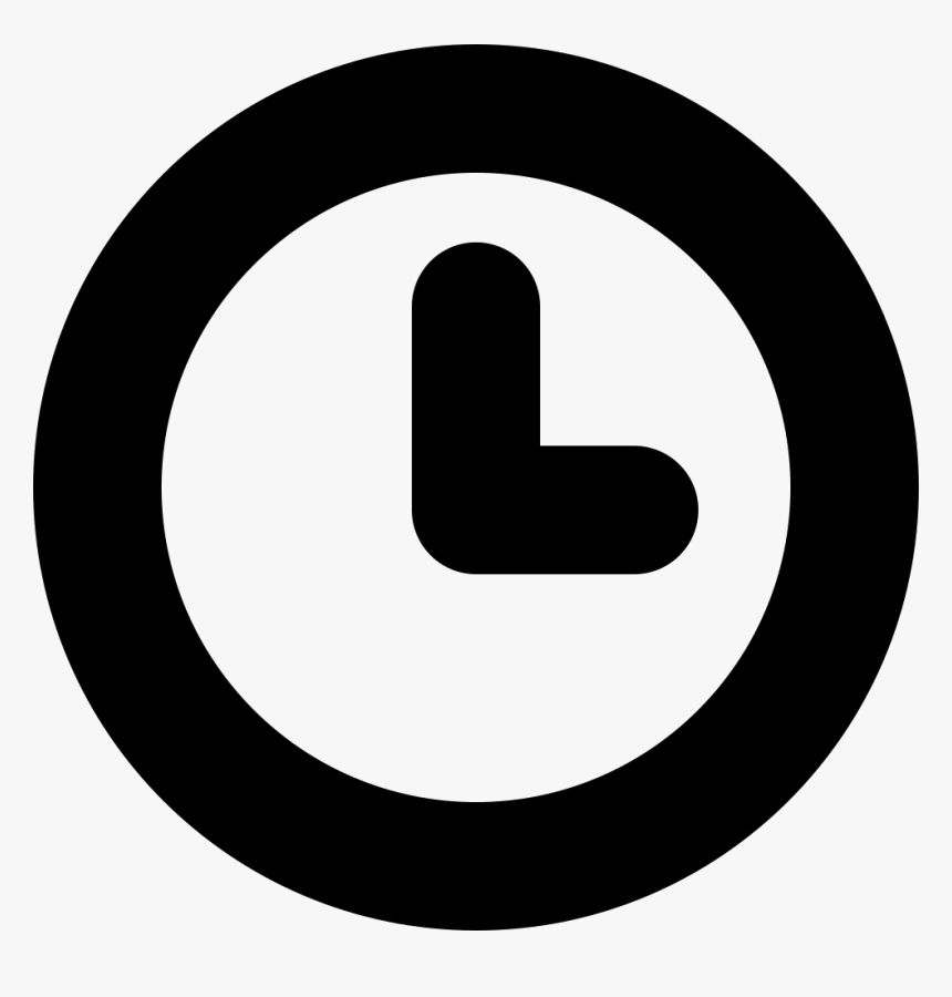 Circular Clock Symbol For Interface - Circle, HD Png Download, Free Download