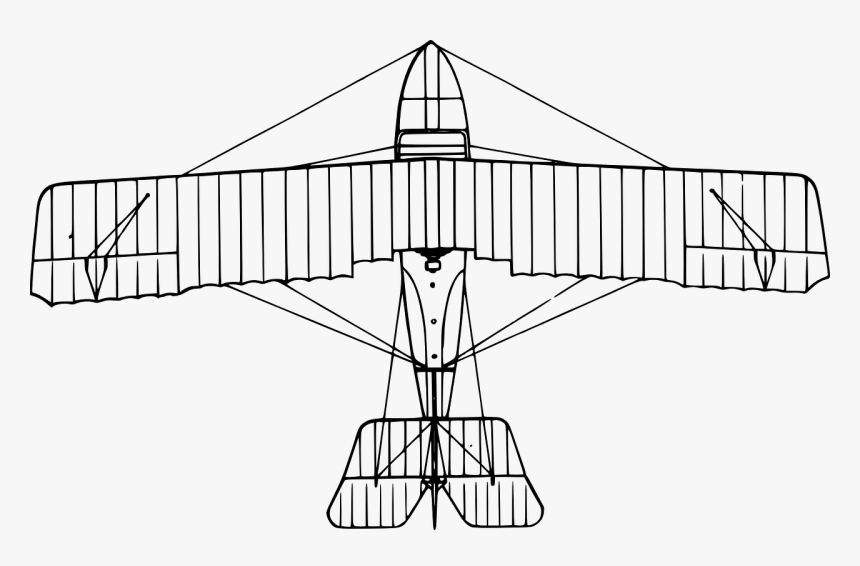 Old Airplane Top View, HD Png Download, Free Download