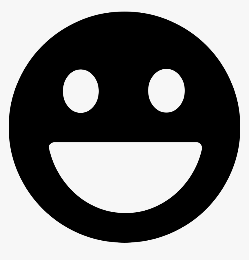 Emoji Smile Comments - White Emoji Icon Png, Transparent Png, Free Download