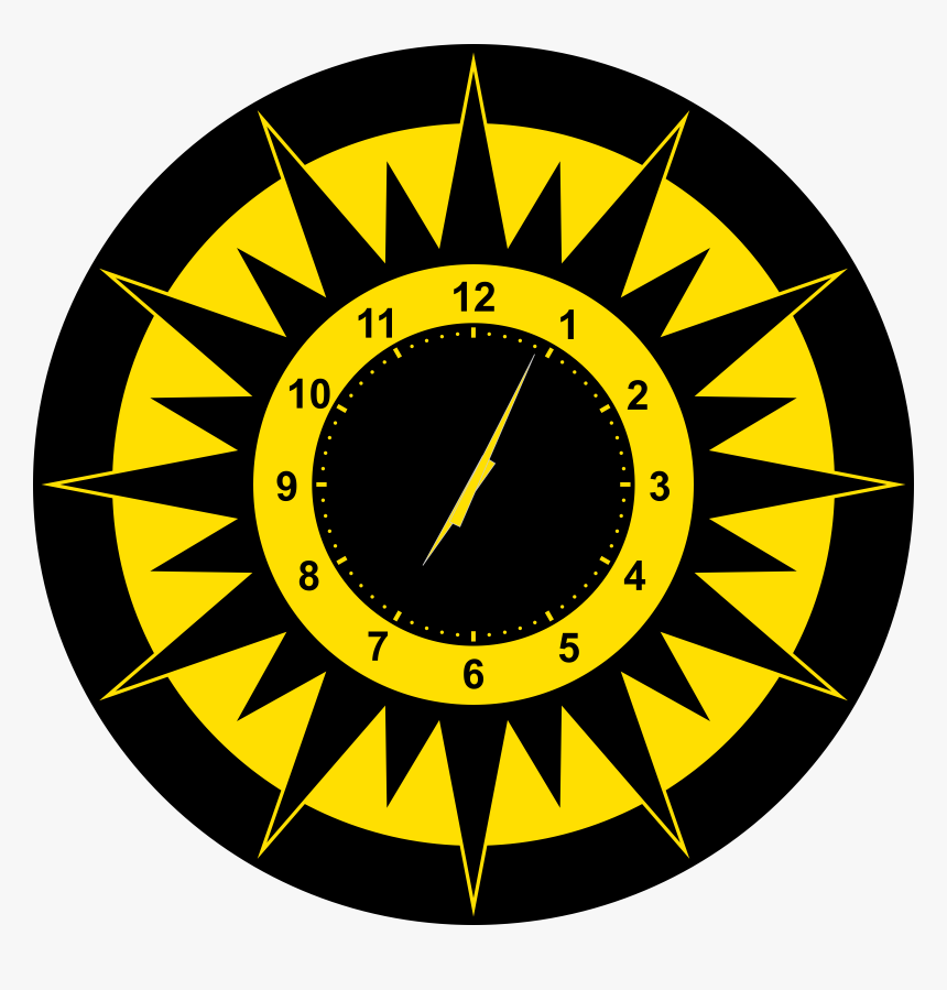 Scripted Abstract Sun Clock Clip Arts - Kazi Nazrul University Logo, HD Png Download, Free Download
