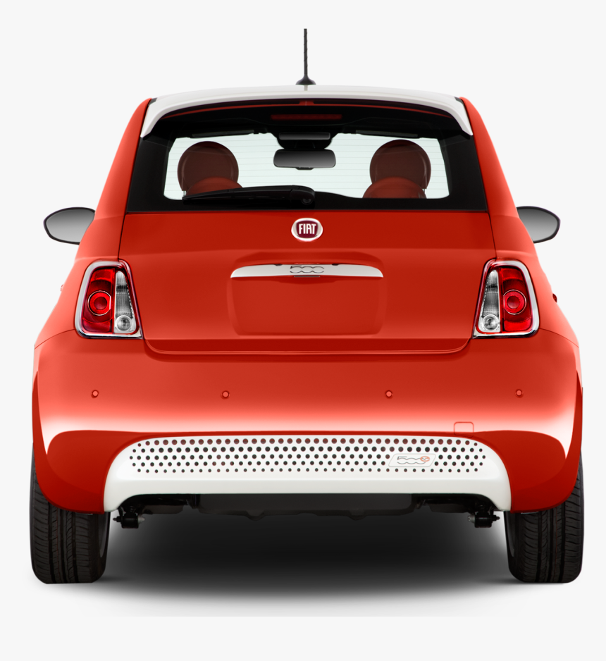 - Fiat 500 Rear View - Fiat 500 Back View, HD Png Download, Free Download