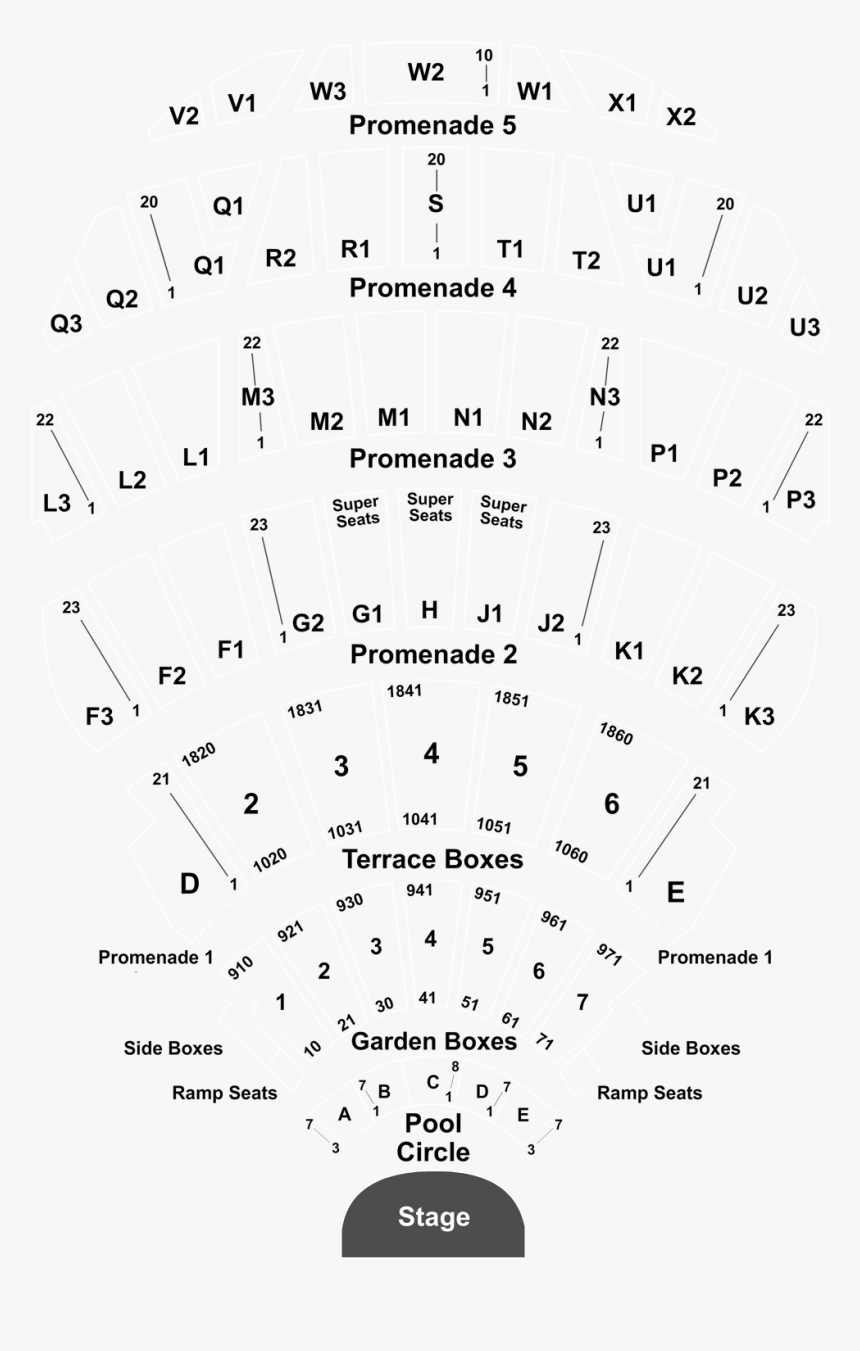 Hollywood Bowl N1 Row 3, HD Png Download, Free Download