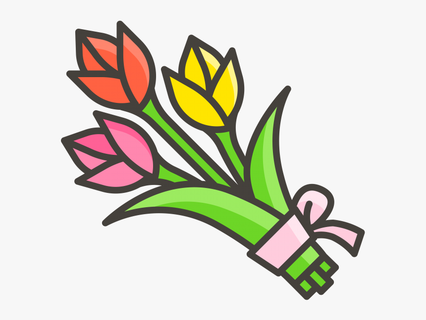 Flower Bouquet Emoji Icon - Flower Bouquet Icon Png, Transparent Png, Free Download